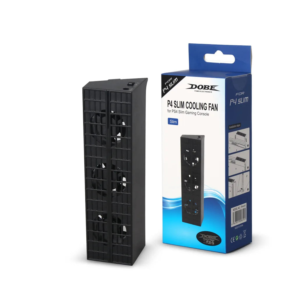 Auto Turbo Cooling Fan Automatic Temperature Sensor Controlled Radiator Heat Exhaust External USB Cooler for Playstation 4 Slim